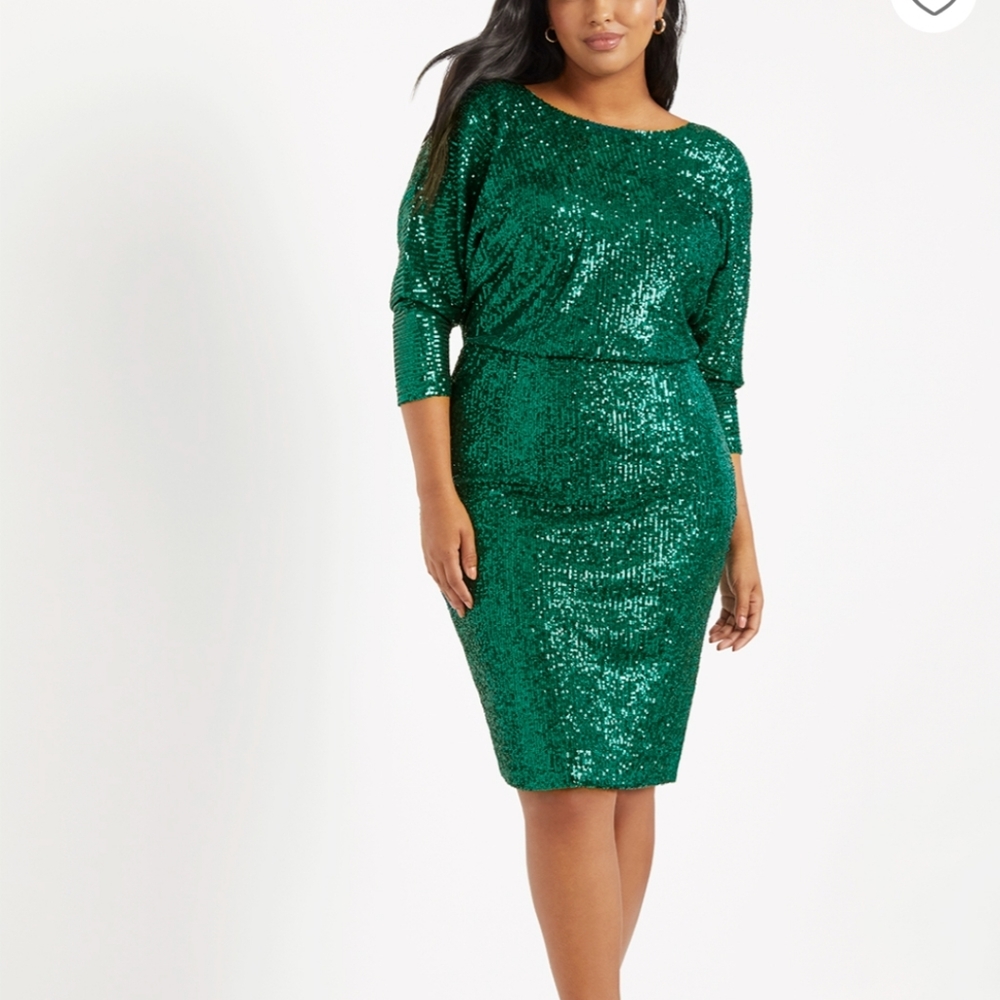 Eloquii sequin dress